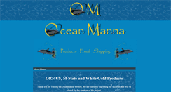 Desktop Screenshot of oceanmanna.com